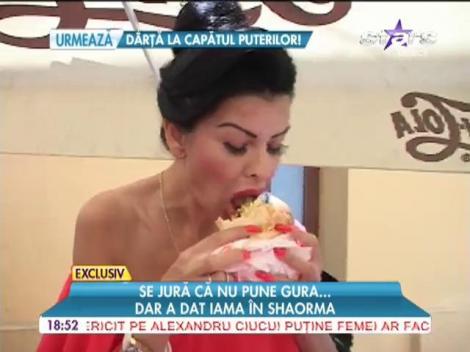 Consuela di Monaco a dat iama în shaorma