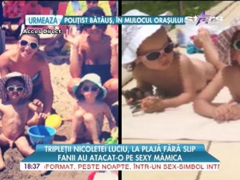 Tripleţii Nicoletei Luciu, pe plaţă fără slip