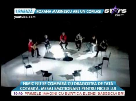 Gabriel Cotabiță, mesaj emoționant pentru fiicele sale