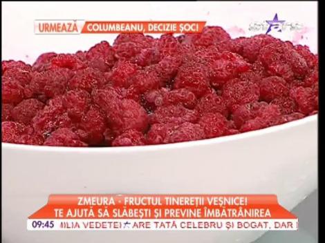 Zmeura te ajută să slăbeşti şi previne îmbătrânirea