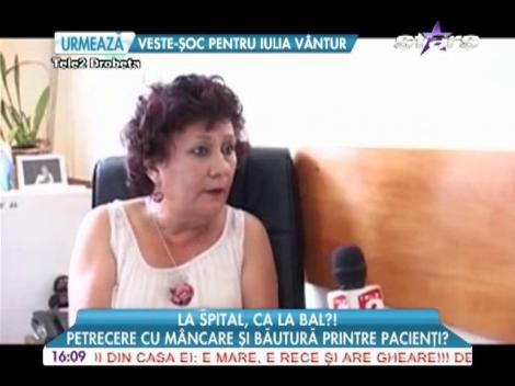 Petrecere cu mâncare şi băutură la spitalul judeţean din Drobeta Turnu Severin