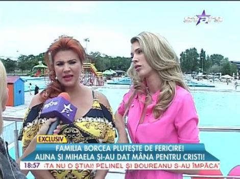Alina şi Mihaela Borcea şi-au dat mâna pentru Cristi!