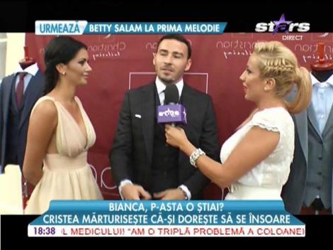 Adrian Cristea mărturiseşte că-şi doreşte să se însoare