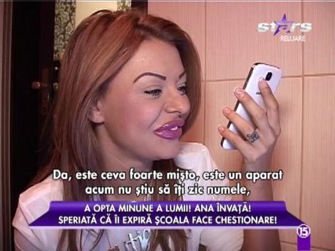 Ana Maria Mocanu învață pentru permis