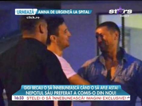 Nepotul preferat al lui Gigi Becali, scandal pe litoral