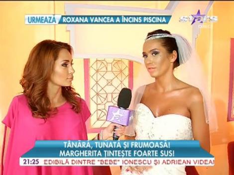 Margherita a îmbrăcat rochia de mireasă