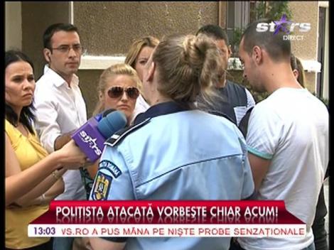 Declaraţiile poliţistei înjunghiate în autobuz