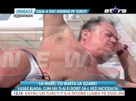 Vasile Blaga, "spectacol" pe litoral