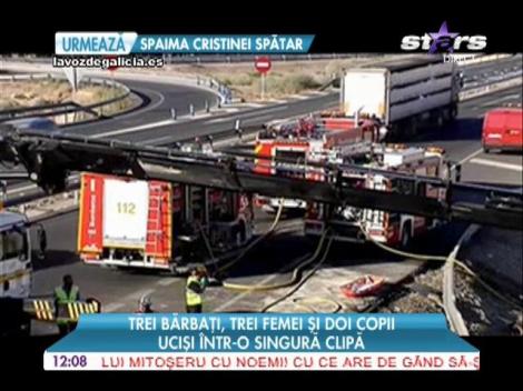 8 români morţi într-un accident rutier, în Spania