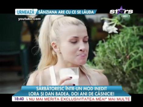 Lora și Dan Badea, doi ani de căsnicie