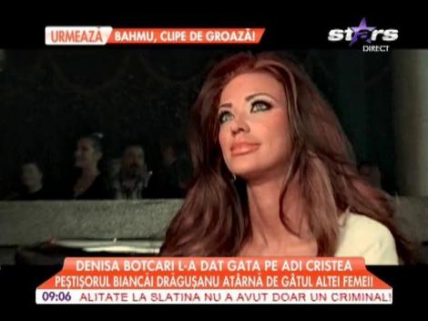 Cadoul lui Adi Cristea pentru Bianca Drăguşanu, la gâtul Denisei Botcari