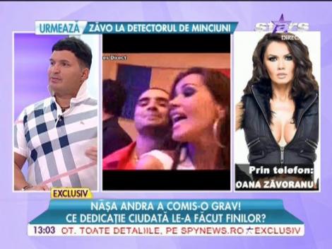 Naşa Andra a făcut o dedicaţie ciudată finilor