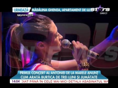 Antonia a urcat pe scena din Timiș, însărcinată în trei luni și jumătate