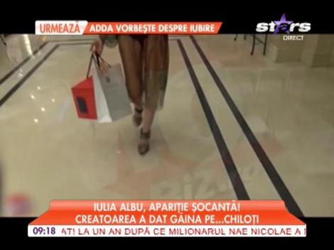 Iulia Albu, apariție șocantă în mall!