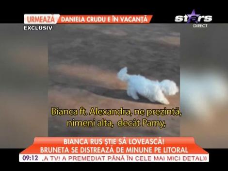 Bianca Rus a jucat tenis până a dat jos câteva kilograme!