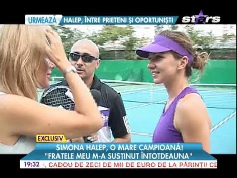 EXCLUSIV! Simona Halep: ”Fratele meu m-a susținut întotdeauna!”