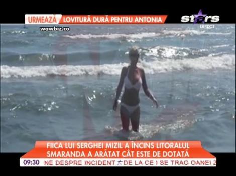 Fiica lui Serghei Mizil a încins litoralul