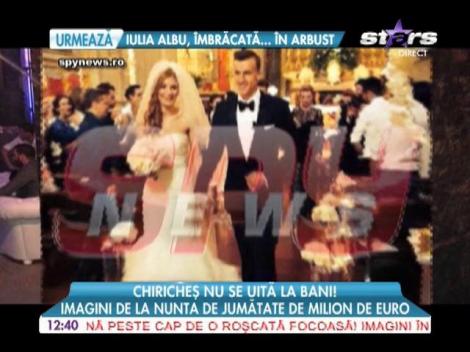 Imagini senzaţionale de la nunta de jumătate de milion de euro a lui Vlad Chiricheş
