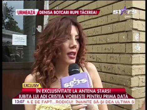 Iubita lui Adi Cristea vorbeşte pentru prima dată: "Cristea e tandru şi are simţul umorului"