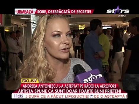 Andreea Antonescu l-a aşteptat pe Nick Rădoi la aeroport!