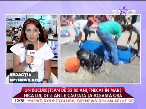 Un bucureştean de 35 de ani s-a înecat în mare! Fetiţa lui de 5 ani e căutată de salvamari