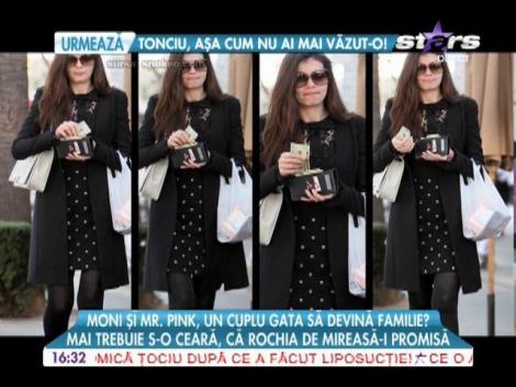 Monica Gabor și Mr. Pink, un cuplu gata să devină familie