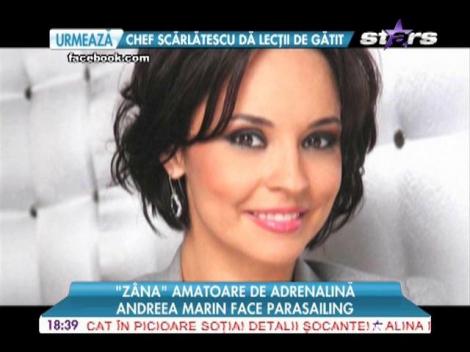 Andreea Marin, amatoare de adrenalină