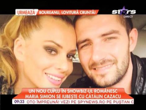 Un nou cuplu în showbiz-ul românesc! Maria Simion se iubeşte cu Cătălin Cazacu