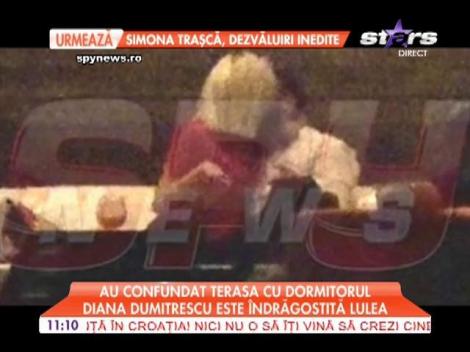 Au confundat terasa cu dormitorul! Diana Dumitrescu, îndrăgostită lulea!