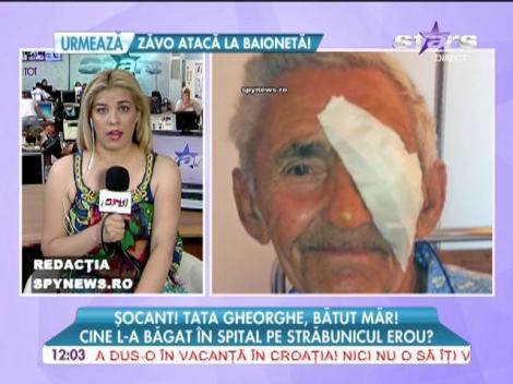 Tata Gheorghe, bătut măr! Cine l-a băgat în spital pe străbunicul erou?