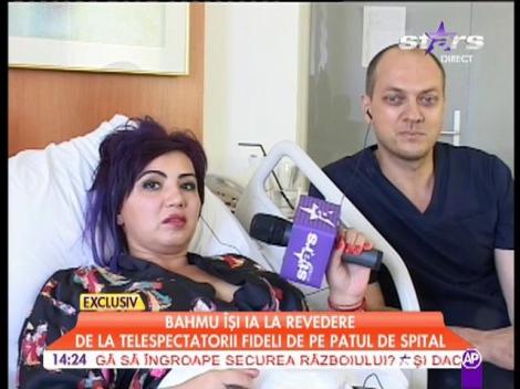 Adriana Bahmuţeanu îşi ia la revedere de la telespectatori, de pe patul de spital