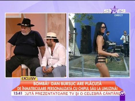 Dan Bursuc are plăcuţă de înmatriculare personalizată cu chipul lui