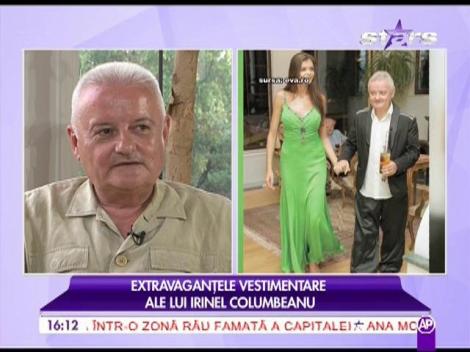 Extravaganţele vestimentare ale lui Irinel Columbeanu