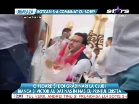Proaspăt reîmpăcaţi, Bianca Drăguşanu şi Victor Slav au dat nas în nas cu Prinţul Cristea