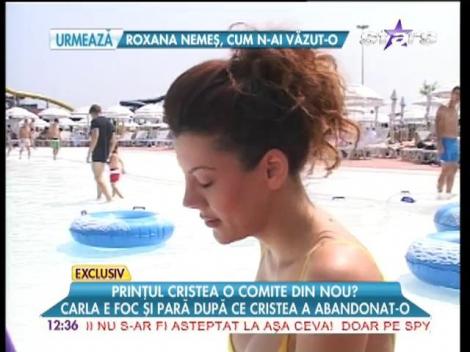 Carla e foc şi pară după ce Adrian Cristea a abandonat-o