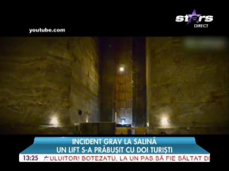 Liftul de la Salina Prahova s-a prăbuşit în gol cu doi turişti