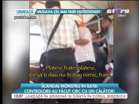 Scandal monstru în RATB! Controlorii au făcut circ cu un călător