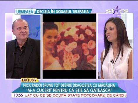 Exclusiv! Nick Rădoi, despre dragostea cu Mădălina: "M-a cucerit pentru că știe să gătească"
