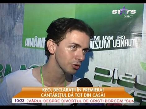 Andreea Bălan, foc și pară pe Keo