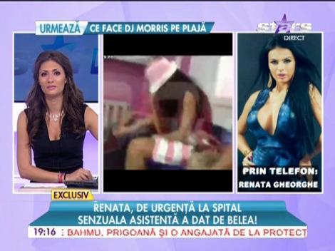 Renata, asistenta Adrianei Bahmuțeanu, a ajuns de urgență la spital