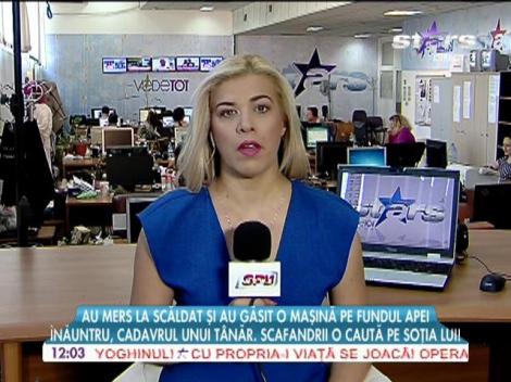 O maşină a fost găsită pe fundul unui lac! Înăuntru se afla cadavrul unui tânăr