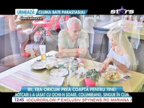 Denisa Botcari l-a lăsat cu ochii în soare pe Irinel Columbeanu
