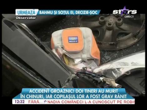 Doi tineri au murit într-un accident rutier, iar copilul lor de 1 an a fost rănit grav