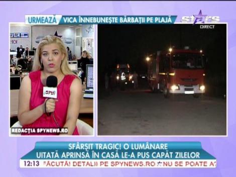 O lumânare uitată aprinsă a pus capăt zilelor a doi oameni