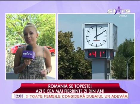 Astăzi este cea mai fierbinte zi din an! Cod galben de caniculă!