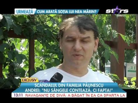 Scandalul din familia Păunescu! Andrei: "Un şantaj la care tatăl meu nu a putut răspunde"