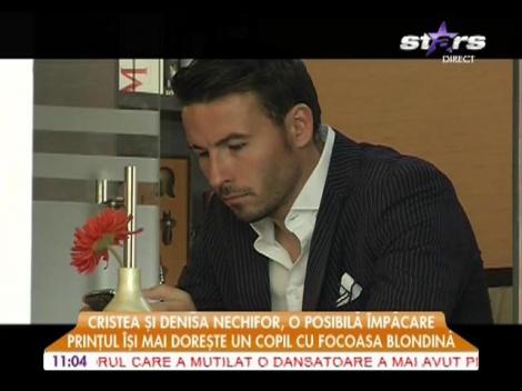 Adi Cristea şi Denisa Nechifor, posibilă împăcare! Prinţul îşi mai doreşte un copil