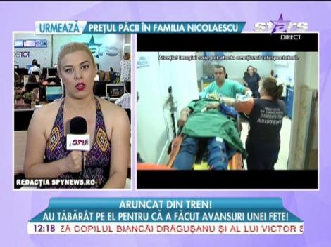 Bătut crunt în tren, pentru că a făcut avansuri unei fete!