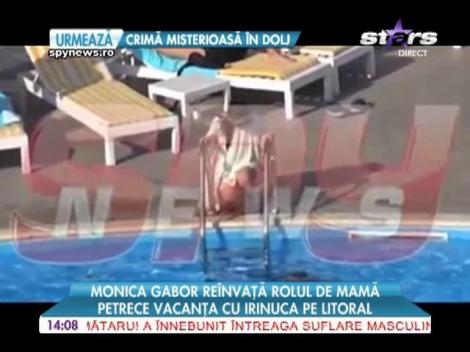 Monica Gabor reînvaţă să fie mamă!