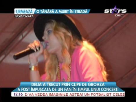 Delia, împuşcată de un fan în timpul unui concert
